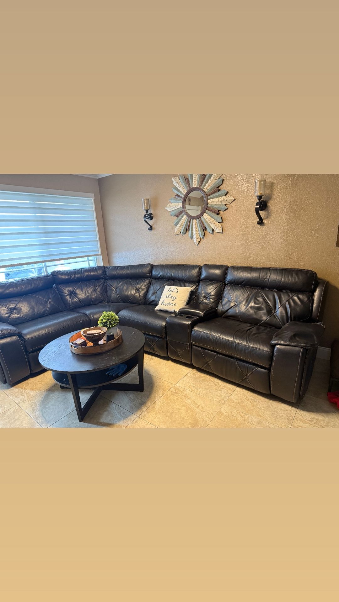 Sectional With Coffee Table