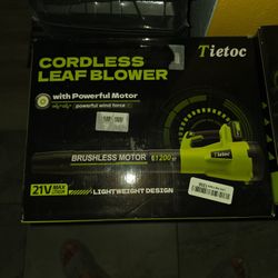 Cordless blower