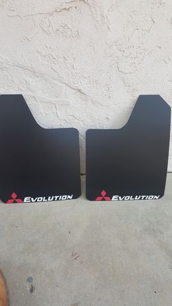 Mitsubishi mudflaps one set of four