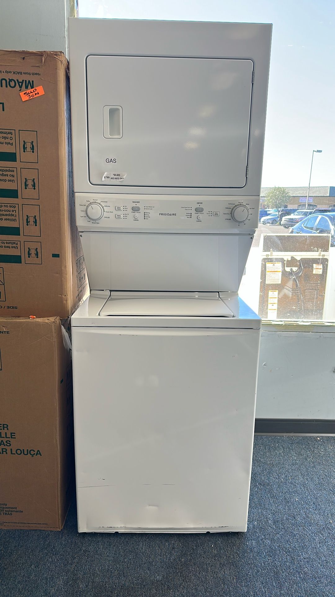 27” Has Stackable Washer And Dryer Set