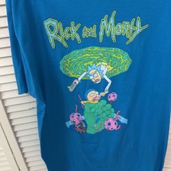  $10  SIZE XXL NEW RICK And MORTY TEE