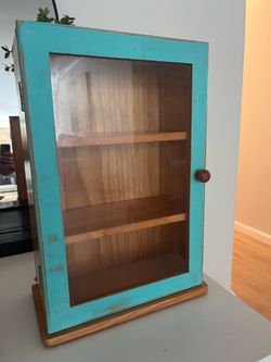 Small wood cabinet
