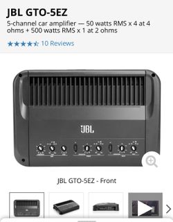 JBL GTO-5EZ amplifier 5 channel for Sale in Everett, WA JBL GTO-5EZ amplifier 5 channel for Sale in Everett, WA