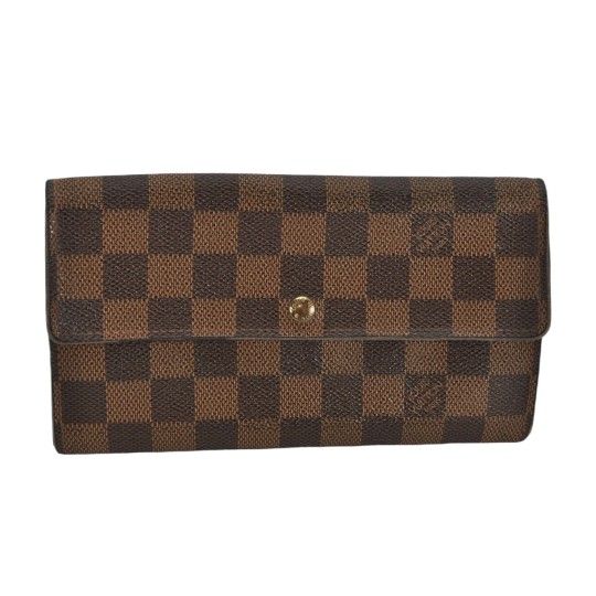 100% Authentic LOUIS VUITTON DAMIER EBENE WALLET