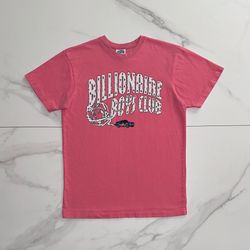 Billionaire Boys Club BBC Astronaut Car Graphic T-Shirt Paradise Pink Medium