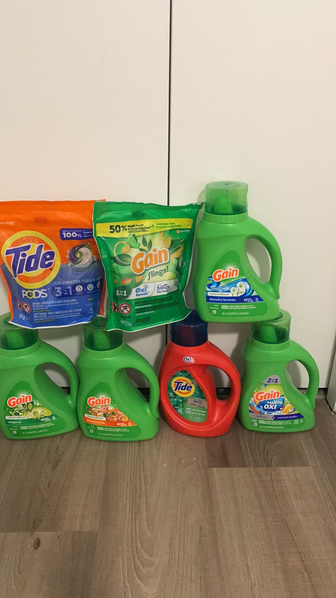 Household Tide And Gain Laundry Detergent