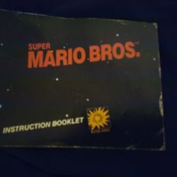 Super Mario Bros. Instruction Booklet 