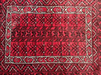 Hand-Knotted Oriental Rug 40" x 74" (Light Wear)