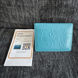 Authentic YSL Unisex Card Case