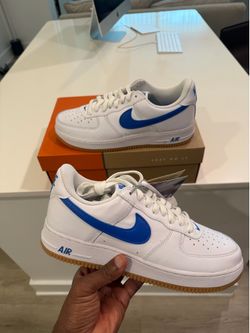 Nike Air Force One Varsity Royal Blue Size 9.5