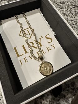 10k Gold Chain And Pendant Set