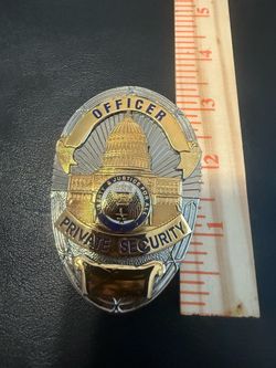Officer Private Security Badge