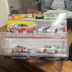 Hot Wheels Car Culture Premium 2 Pack BMW M1 Procar Lancia Stratos Group 5