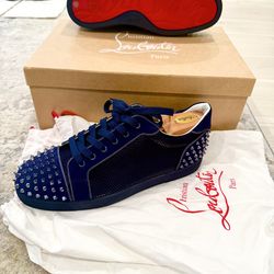 Christian Louboutin Seavaste 2 Orlato Flat Rock (Blue) – EU 44 / US 11