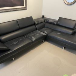 Black Sofa Sectional