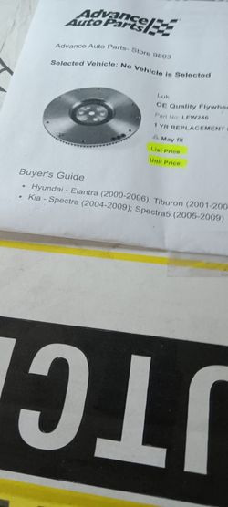 Various Different Type Of Car Parts