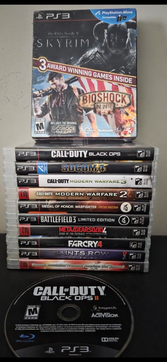 PS3 Games- 12 Game Bundle/lot for $70