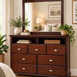 Coaster Furniture Dresser + Mirror – $275