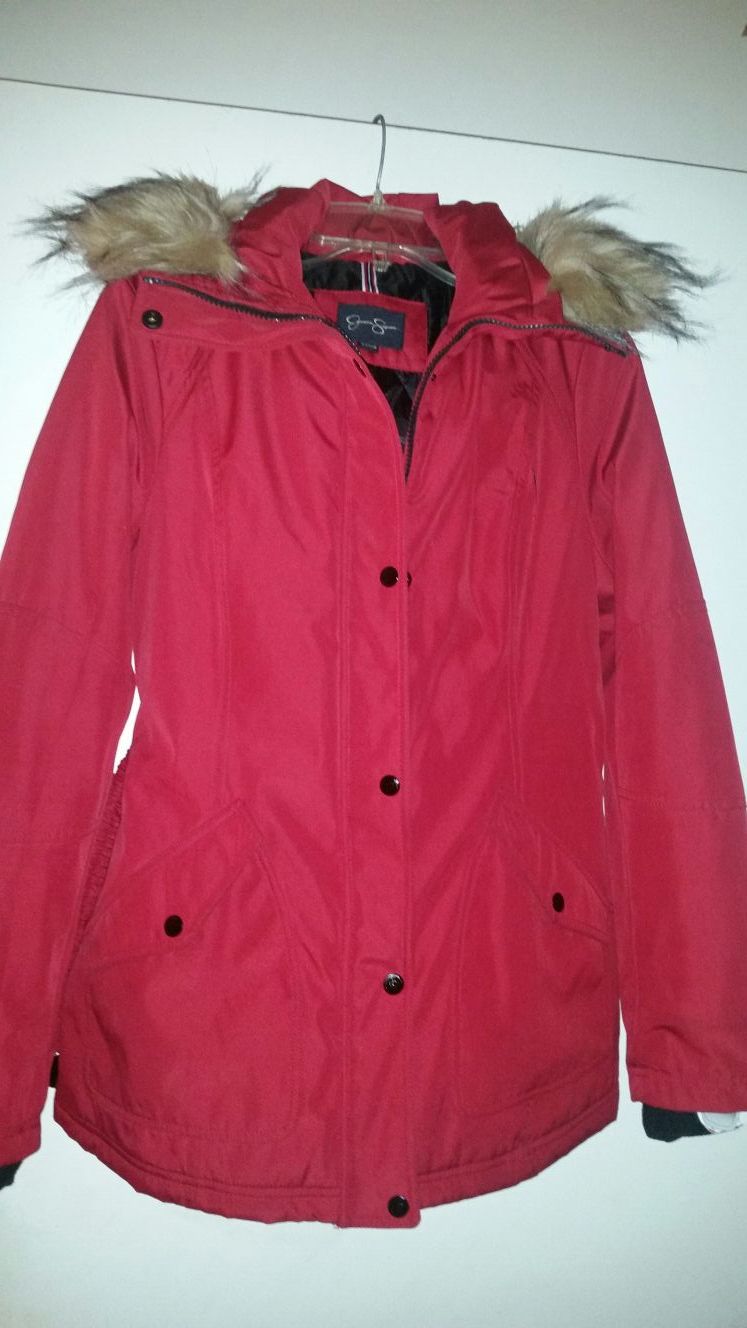 Jessica Simpson parka