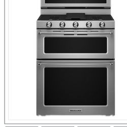 Box Stove Gas Range Double Oven Convection Kitxheniad 30”