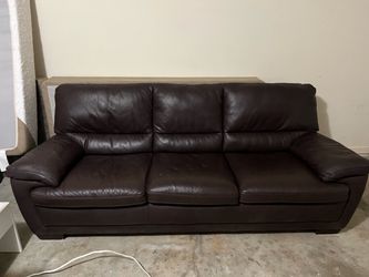 3 seat leather sofa