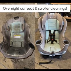 OVERNIGHT CAR SEAT/BABY ITEM CLEANINGS