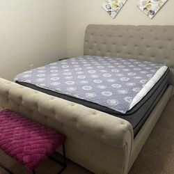King Bed With Mattress 