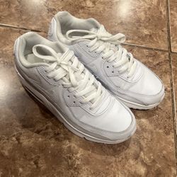 White Nike Air Maxes