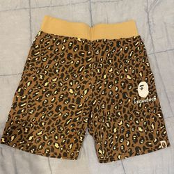 Bape Leopard Camo Shorts Medium Made In Japan