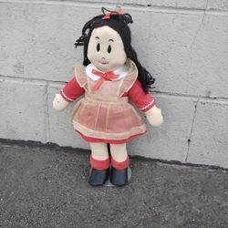 15in "LIL LULU *1940s VINTAGE STUFFED DOLL 