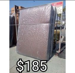 FULL MATTRESS WITH BOX SPRING