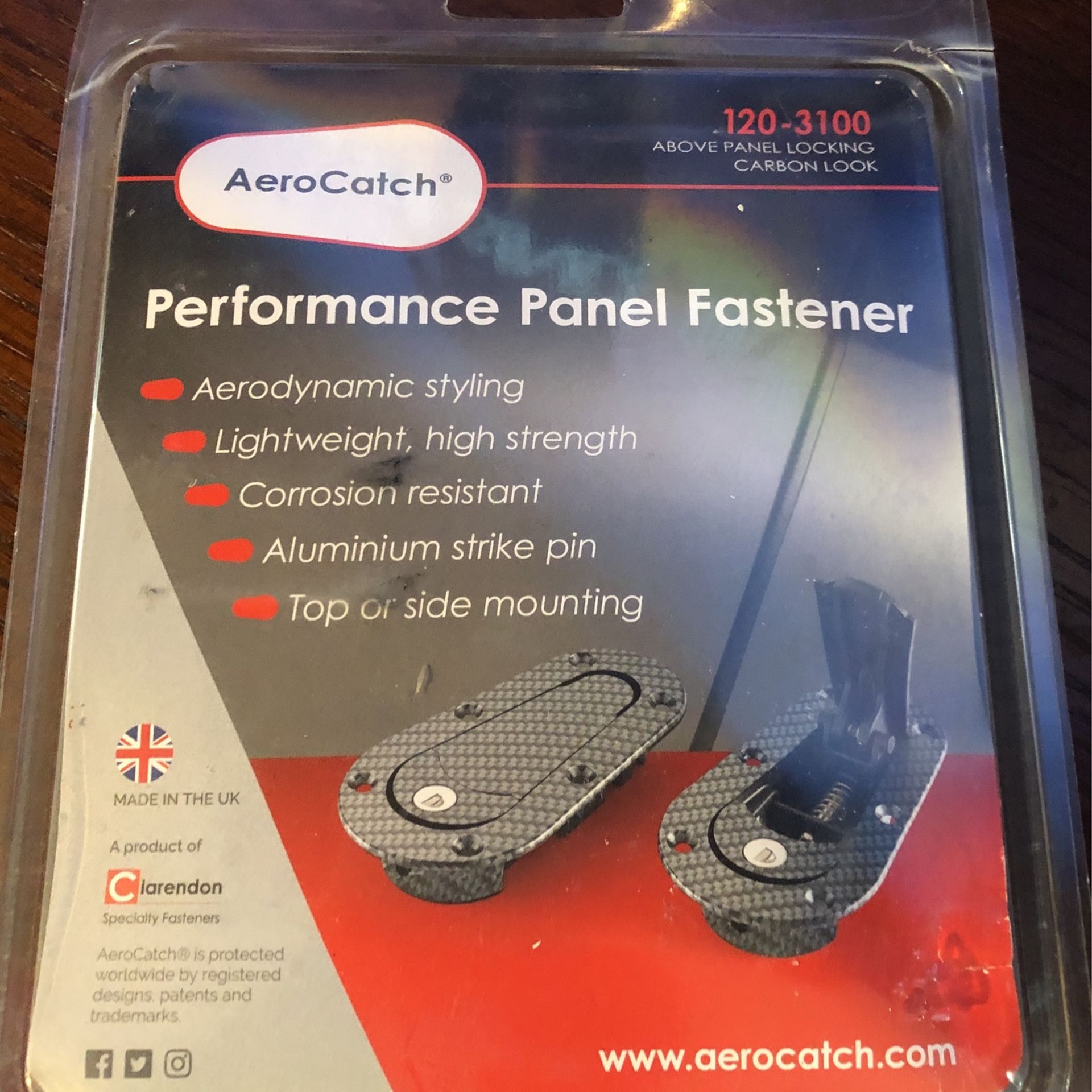 Panel Fastener For Hood