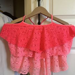 Bright pink top XS 