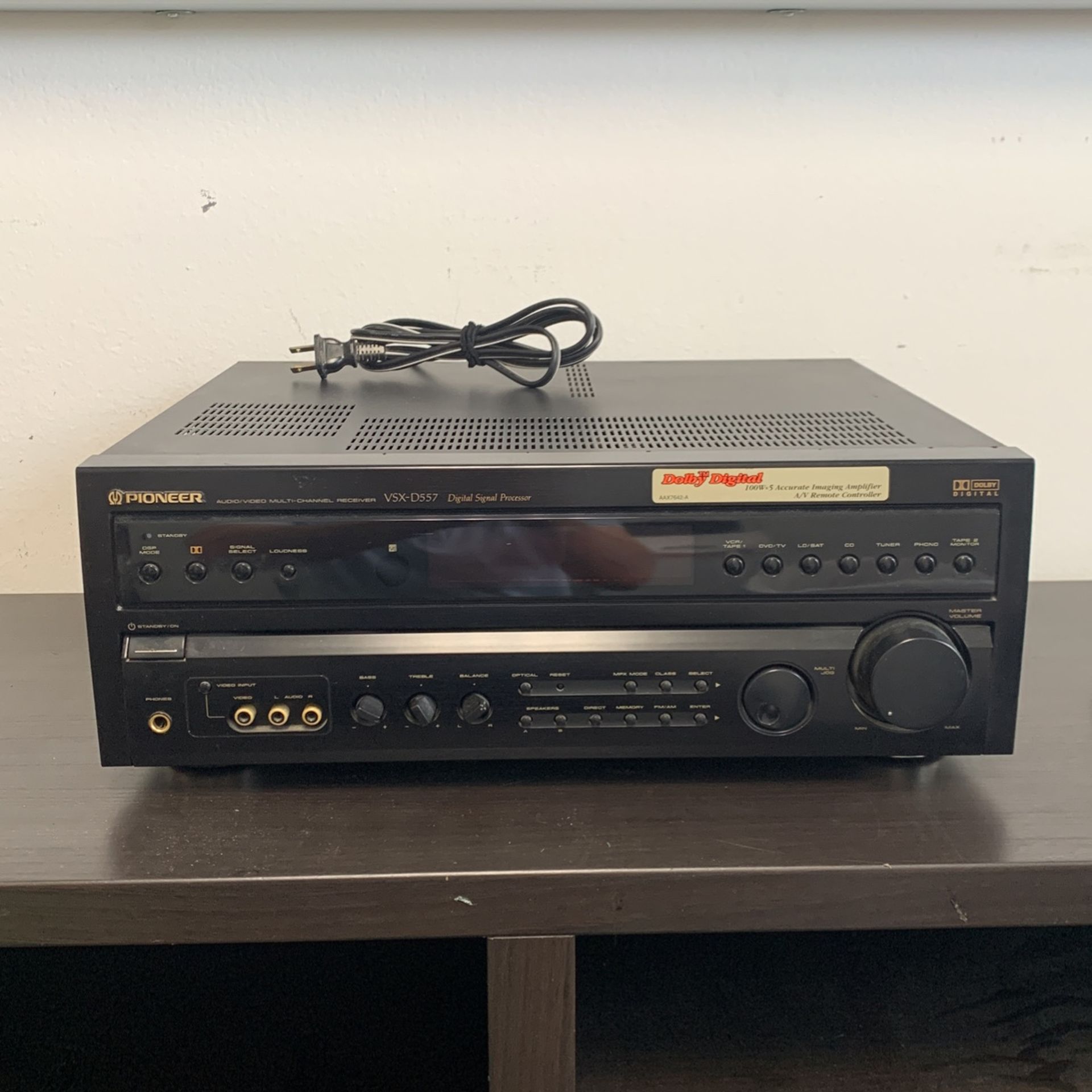 Vintage Pioneer VSX-D557 Audio/Video Multi-channel Receiver 