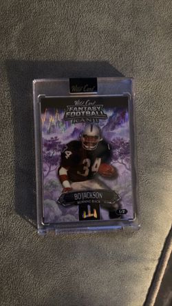 🔥 BO JACKSON WILD CARD — HOLOGRAPHIC KANJI INSERT — #1/2 🔥