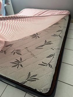 Practically new queen size mattress