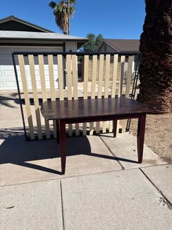Table/Queen size bed frame