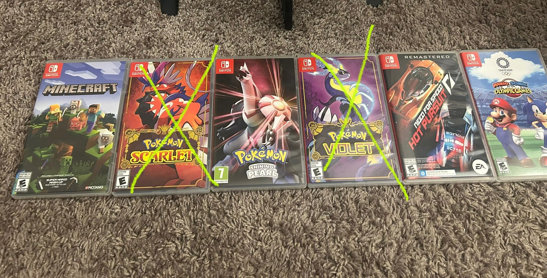 Nintendo switch Games