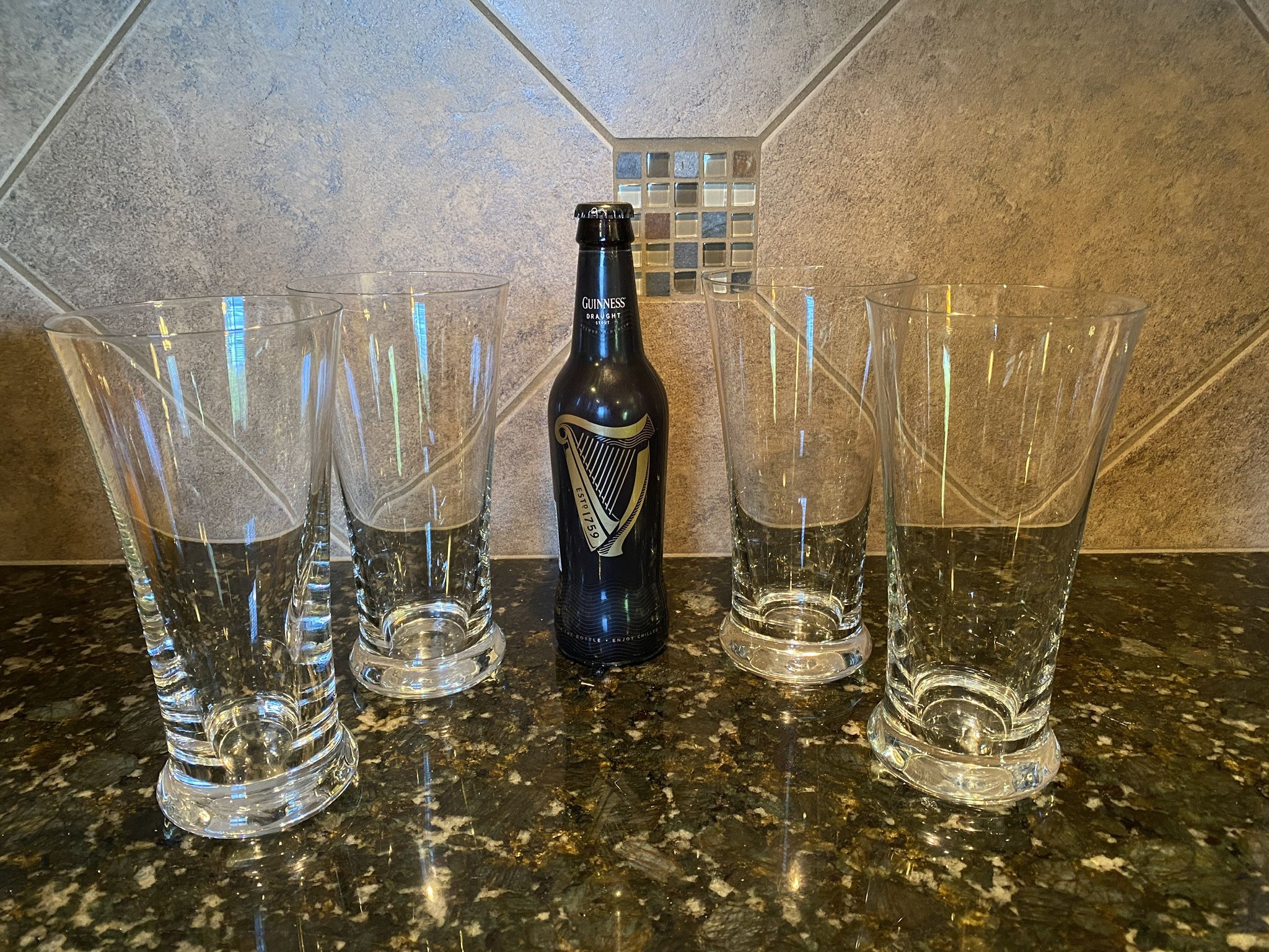 Large Beer Glasses  Or Flower Vases - Pilsner ale style