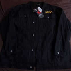 South Pole black jean jacket size 2xl