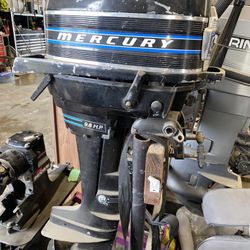 Outboard Motor with Tiller Arm 