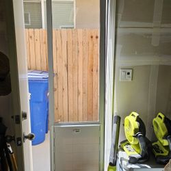 Sliding Glass Door Insert Doggy Door 91-96" Adjustable For Bigger Sliding Glass Doors