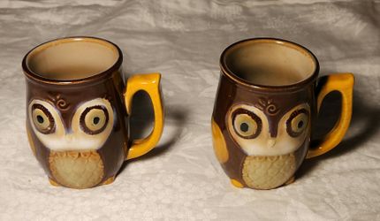 OWL MUGS BY GIBSON HOME