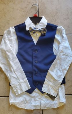 New 3pc Dress Shirt. Size 8 Regular