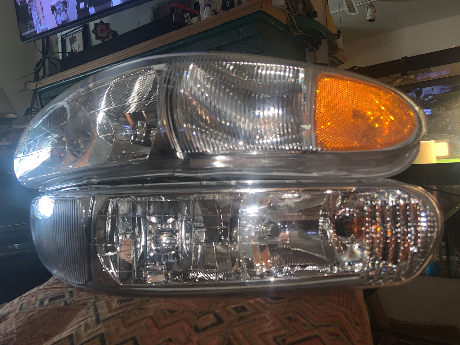 Brand new custom headlights for 1999 Buick Century