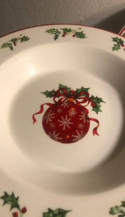 Christopher Radko Holiday Celebration Plates .