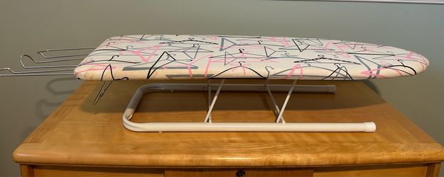 Compact table top ironing board in good condition