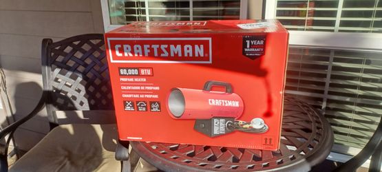 NEW Craftsman 60,000 BTU Forced Air Propane Heater