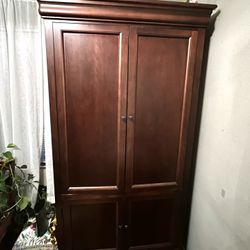 Solid Wood Entertainment Center