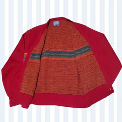 Vintage Pendleton High Grade Western Wear Men's Cardigan Navajo Large Aztec Woo Large l